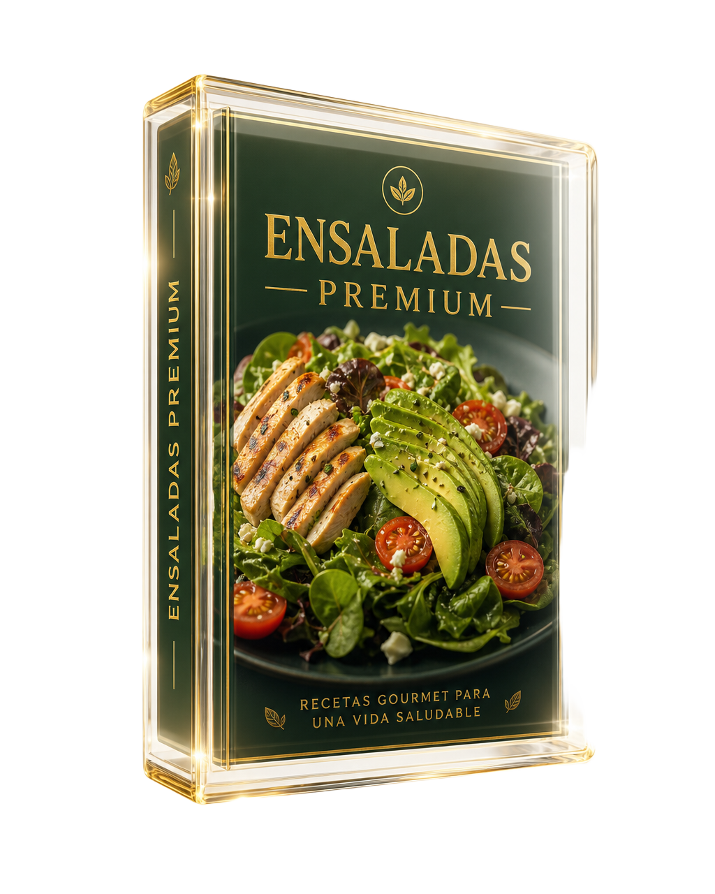Libro digital transparente Ensaladas Premium